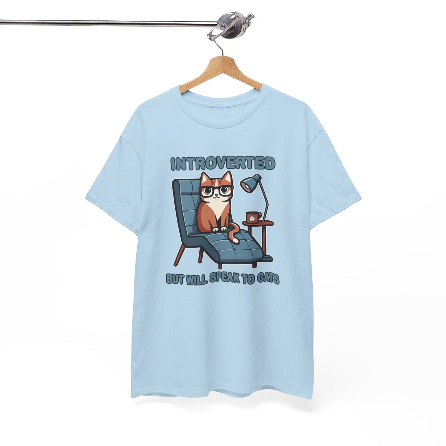 Introvert, But Will Speak to Cats T-Shirt