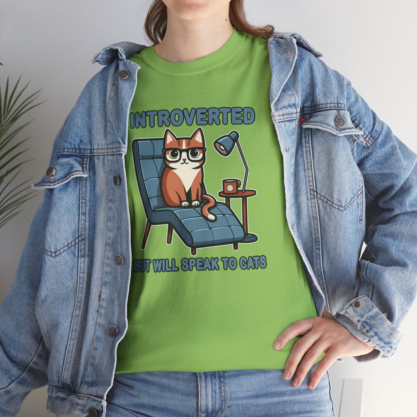 Introvert, But Will Speak to Cats T-Shirt