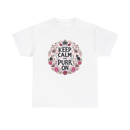 Keep Calm and Purr On T-Shirt