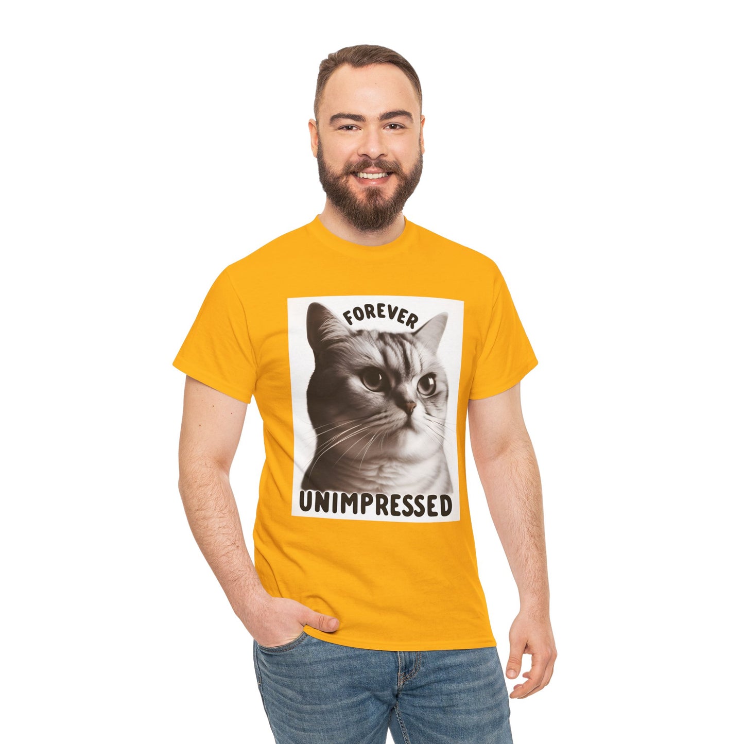 Forever Unimpressed Cat T-Shirt