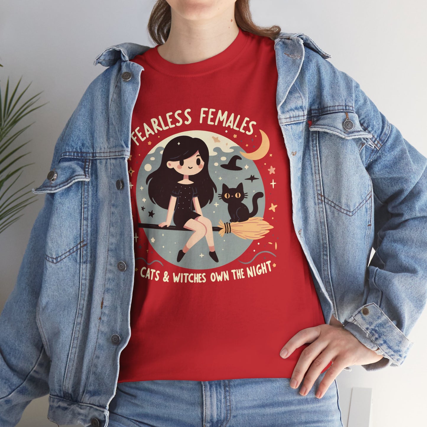 Fearless Females: Cats & Witches Own the Night T-Shirt