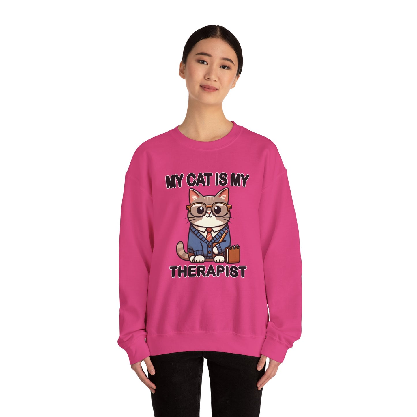 My Cat is My Therapist Sweatshirt