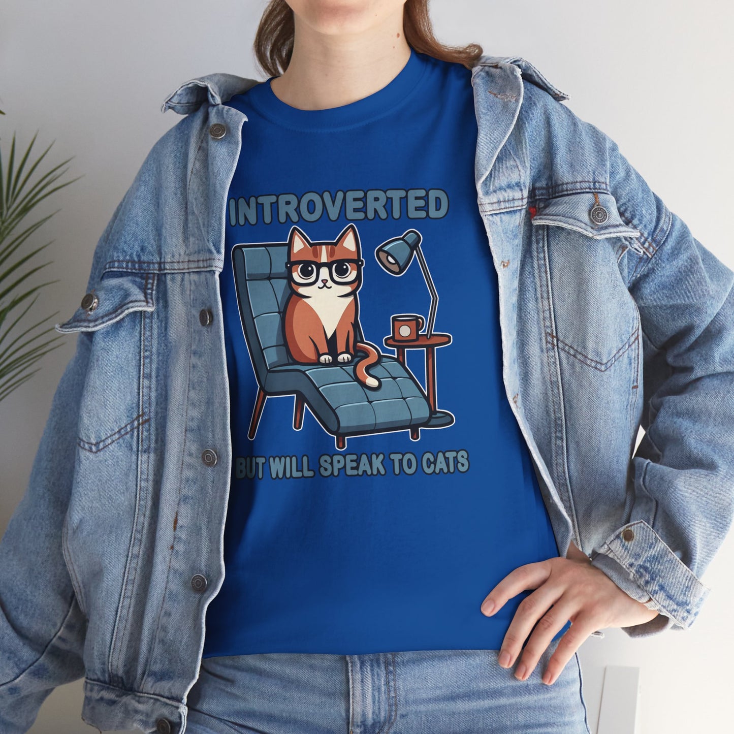 Introvert, But Will Speak to Cats T-Shirt