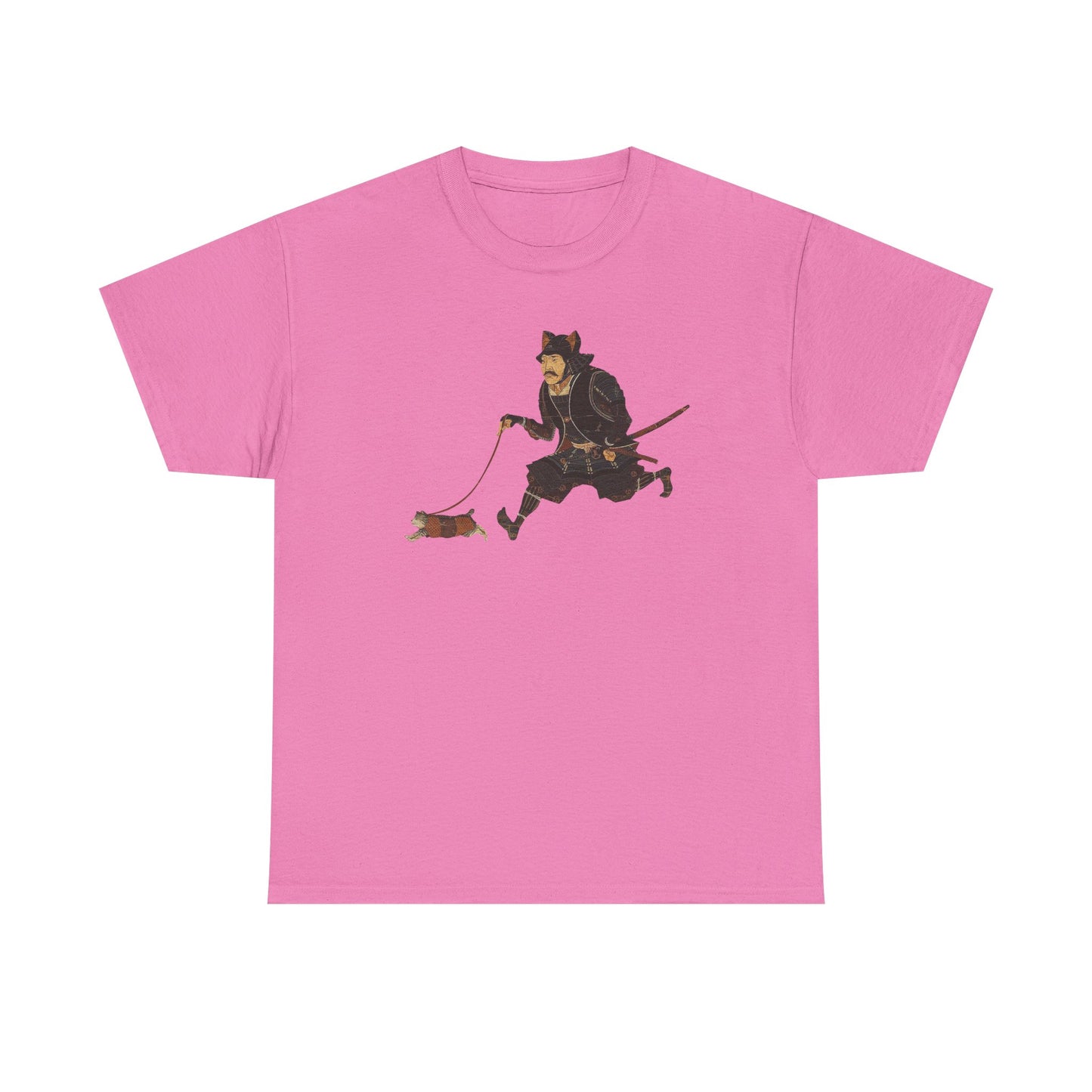 Samurai Walking Cat T-Shirt