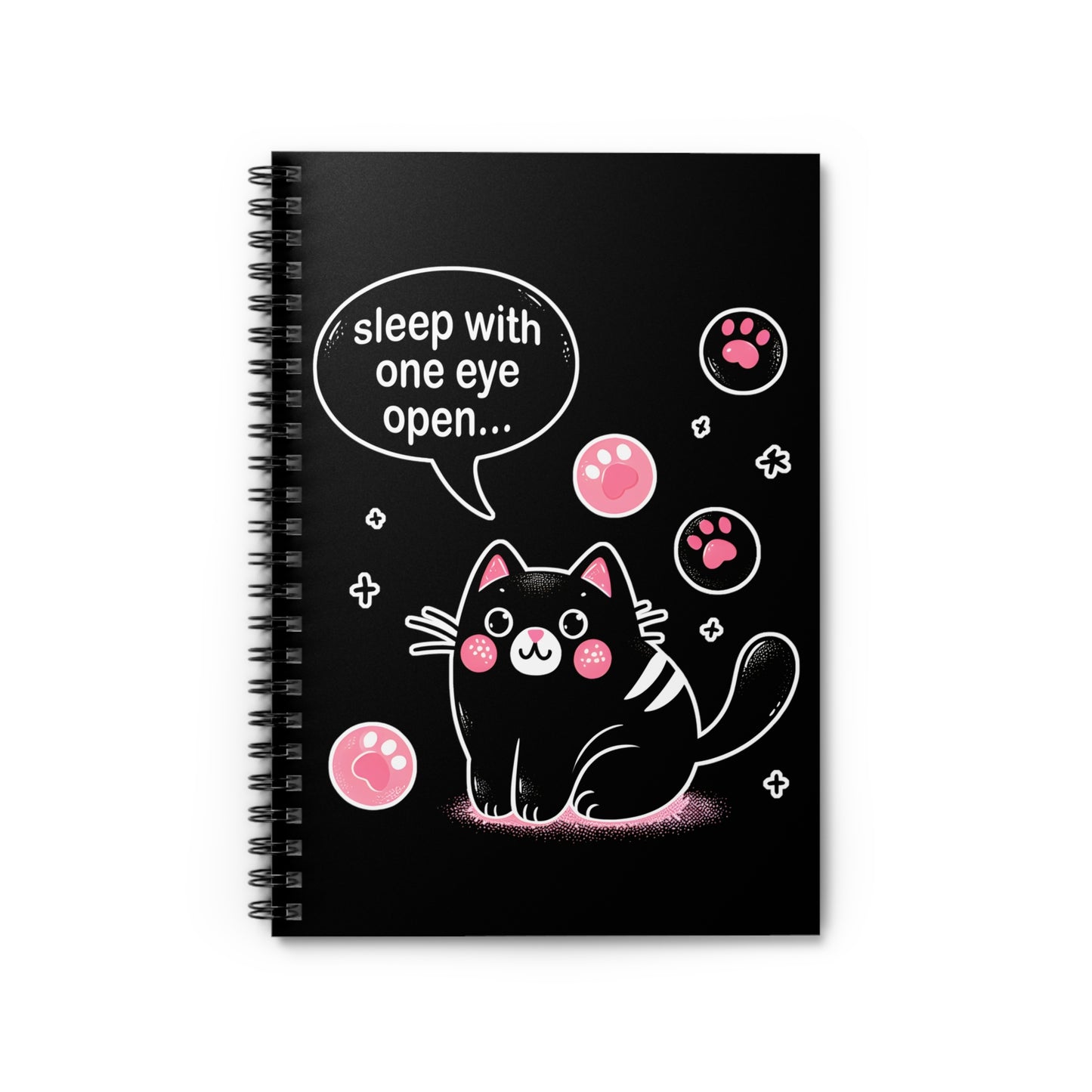 Sleep with One Eye Open Spiral Notebook