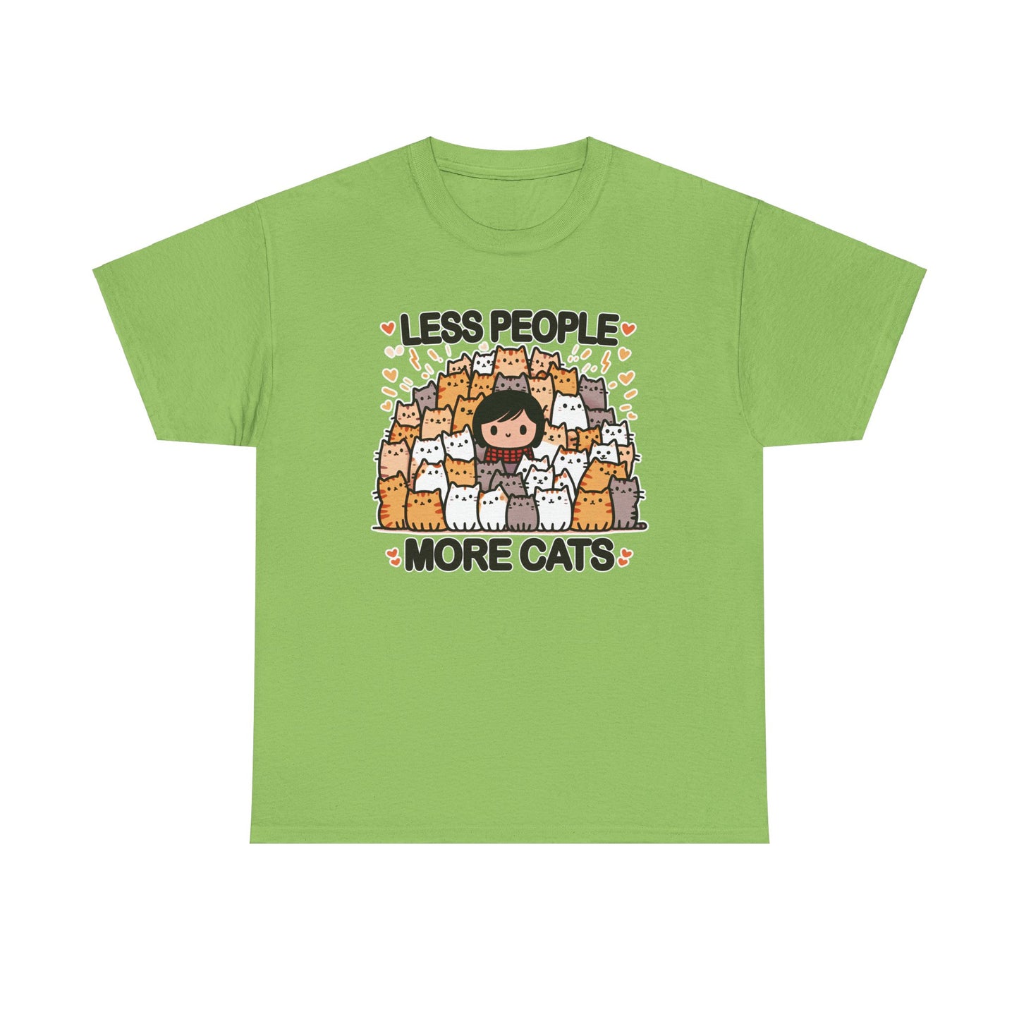 Less People More Cats T-Shirt