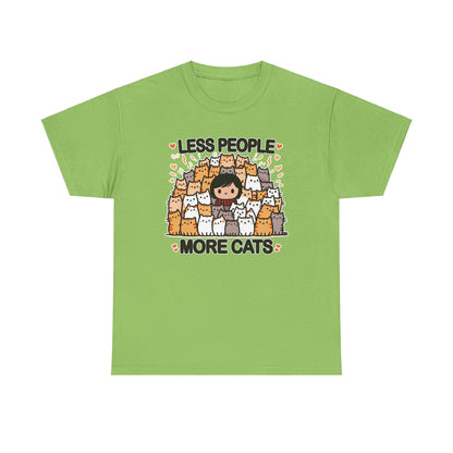 Less People More Cats T-Shirt