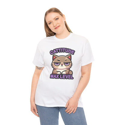 Cattitude Max Level T-Shirt