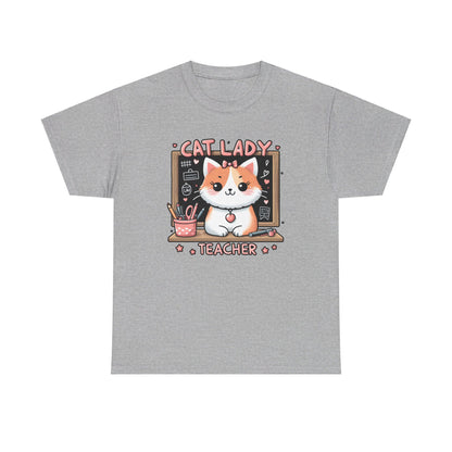 Cat Lady Teacher T-Shirt