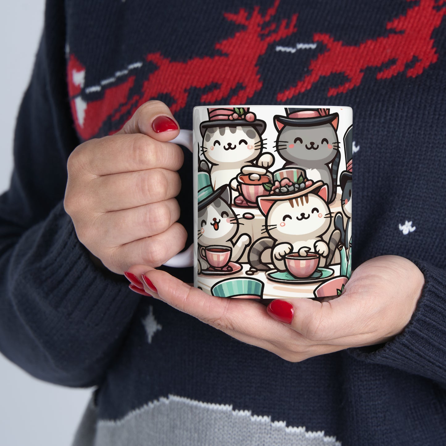 Kit-Tea-Cat Party Mug