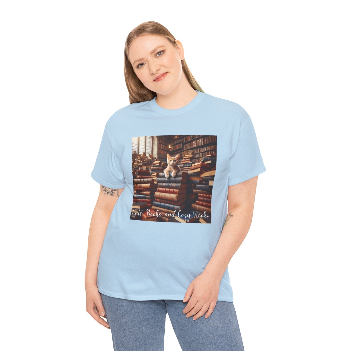 Cats, Books, and Cozy Nooks T-Shirt