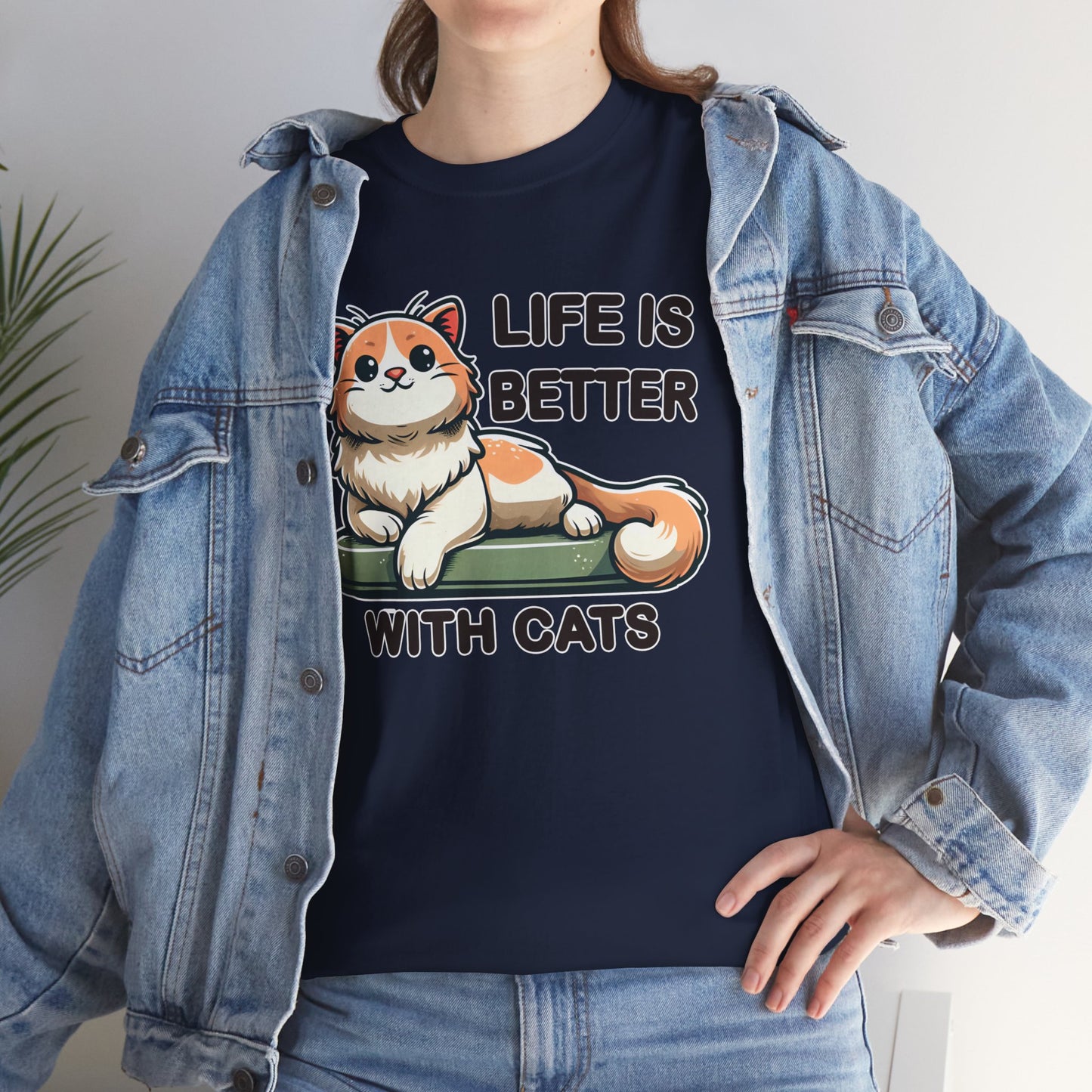 Life is Better with Cats T-Shirt