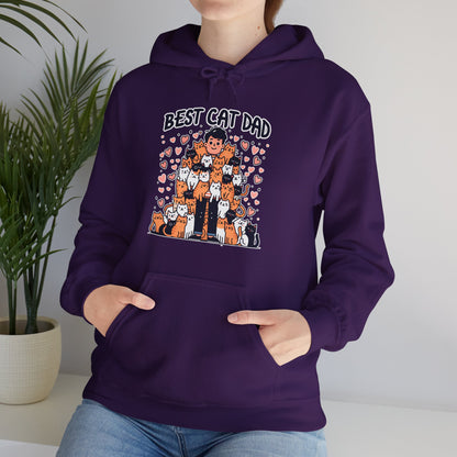 Best Cat Dad Gender-Neutral Hoodie
