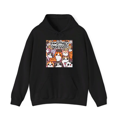 Pawsitively Obsessed Gender-Neutral Hoodie