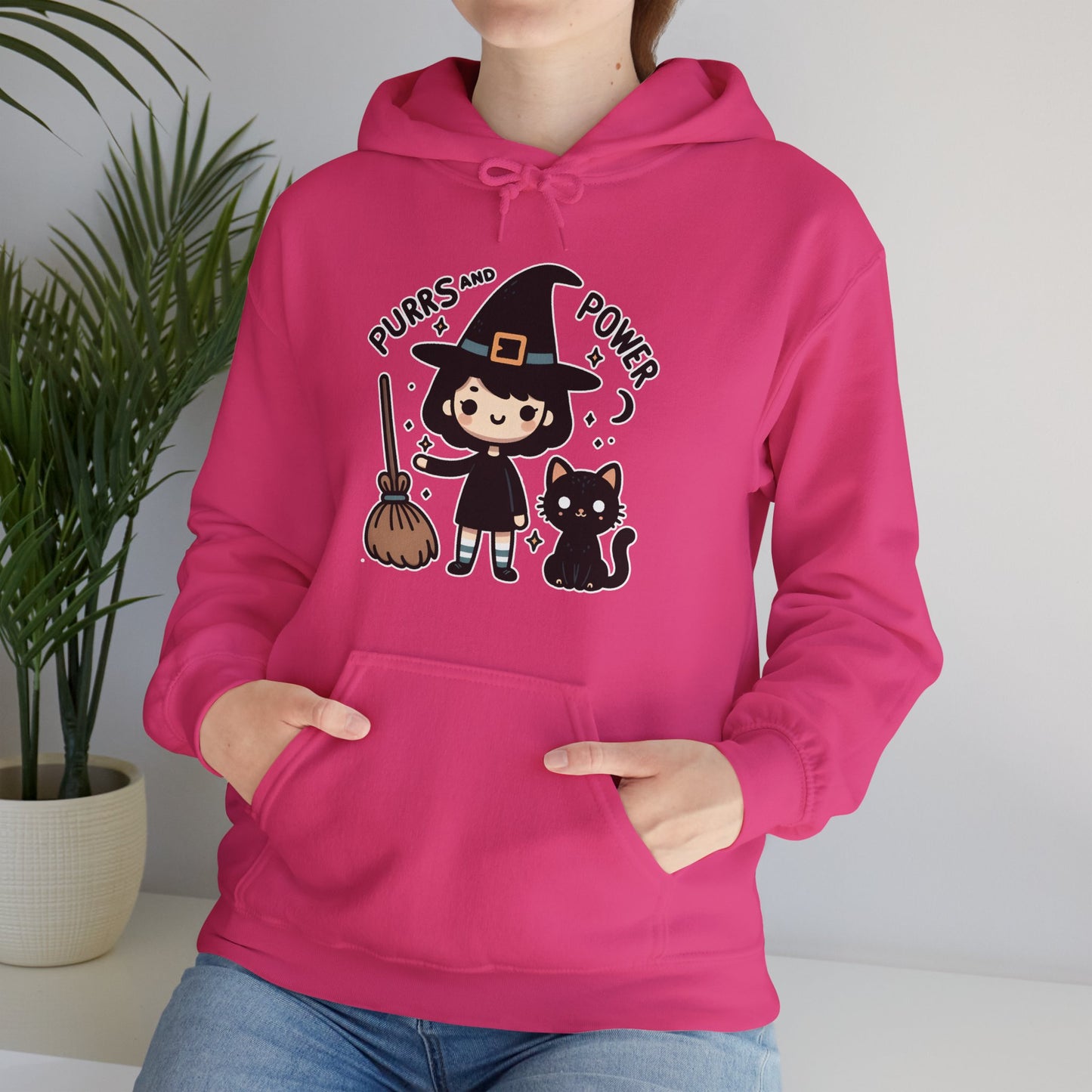 Purrs and Power Gender-Neutral Hoodie