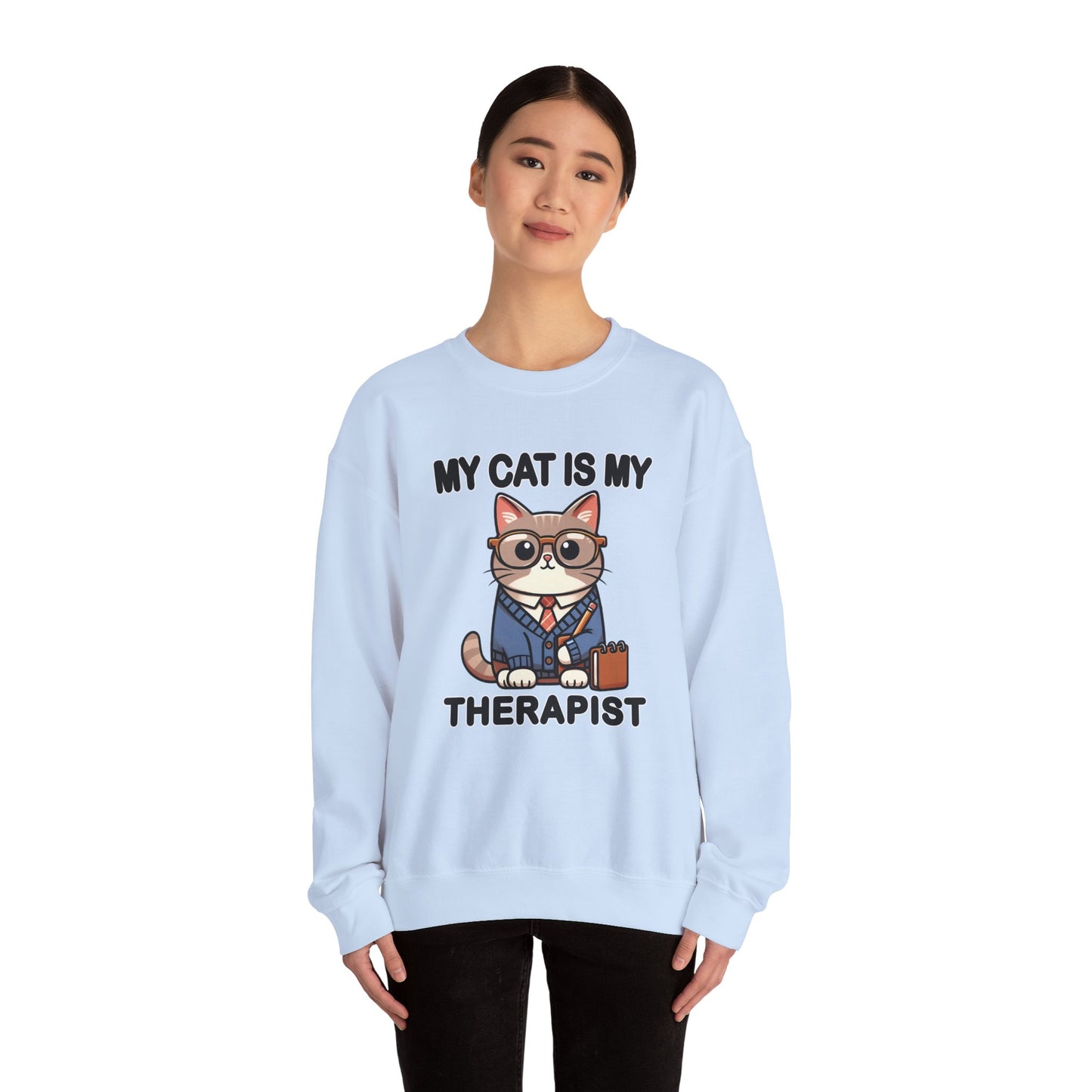 My Cat is My Therapist Sweatshirt