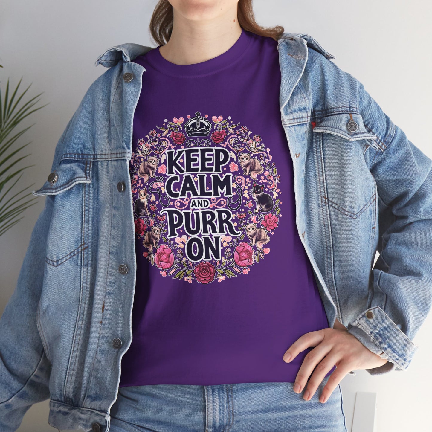 Keep Calm and Purr On T-Shirt