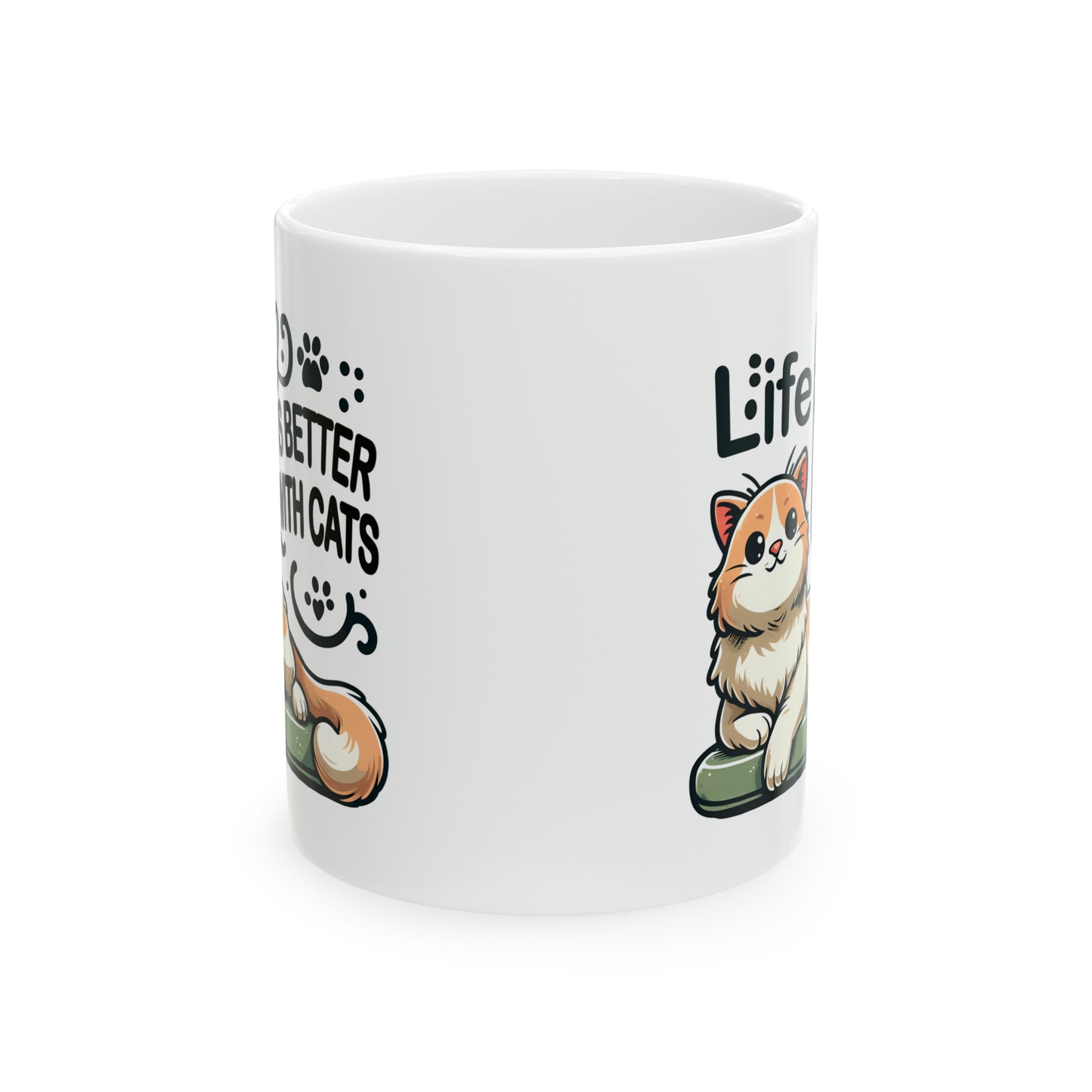 Life is Better with Cats Mug