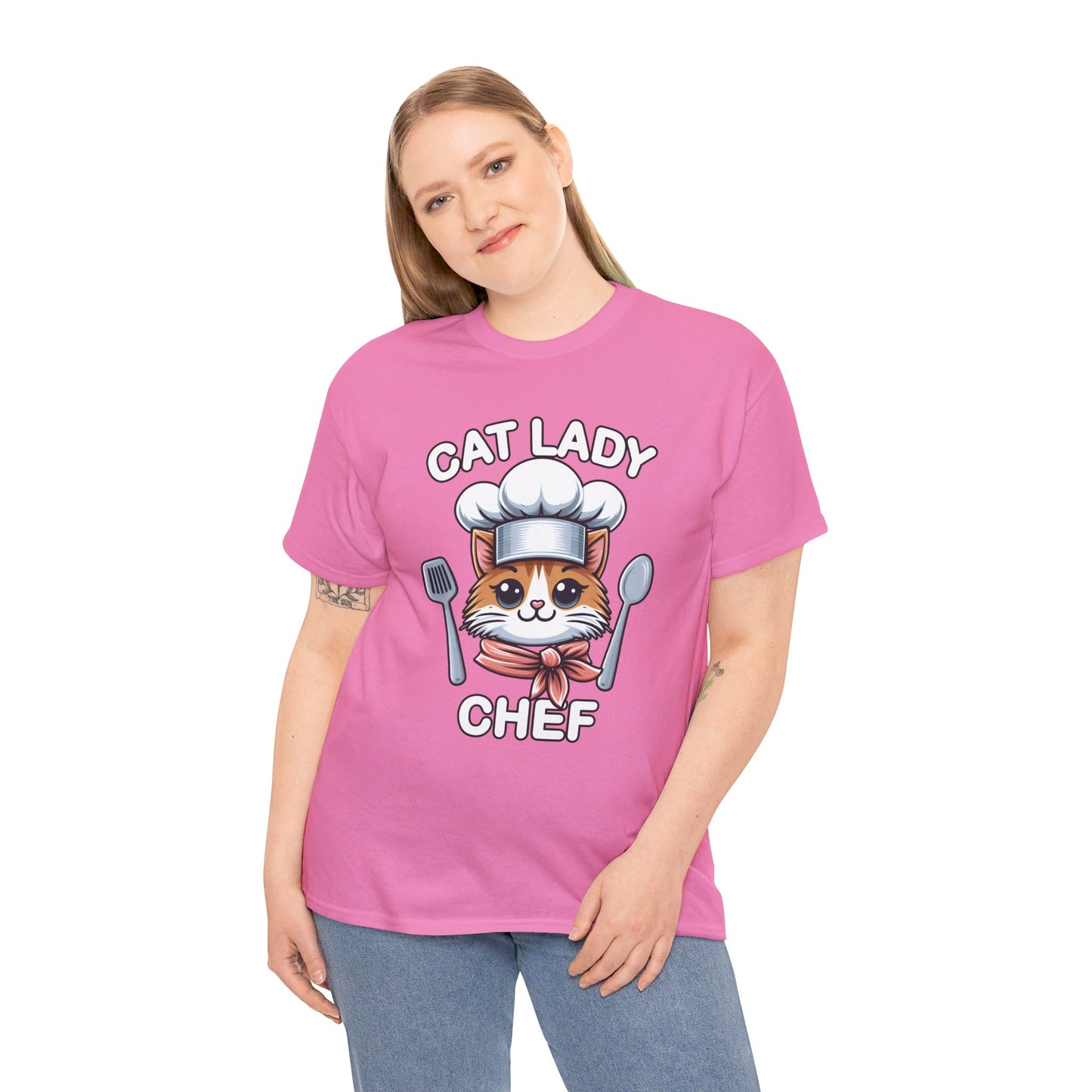 Cat Lady Chef T-Shirt