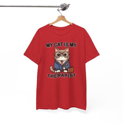 My Cat is My Therapist T-Shirt