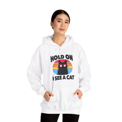 Hold On. I See a Cat Gender-Neutral Hoodie