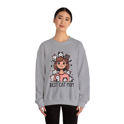 Best Cat Mom Sweatshirt