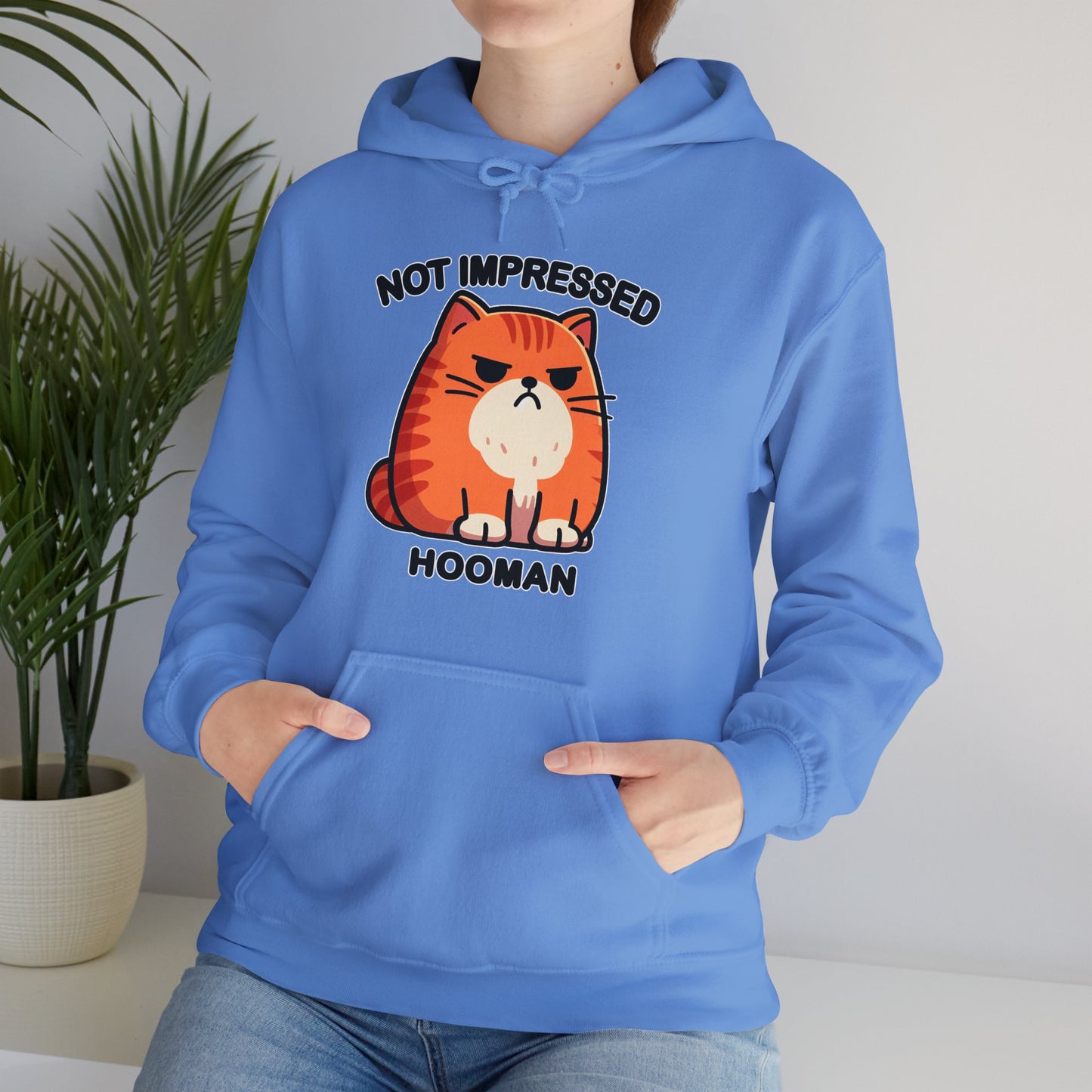 Not Impressed Hooman Gender-Neutral Hoodie