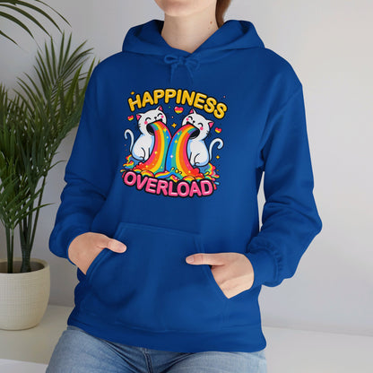 Happiness Overload Gender-Neutral Hoodie