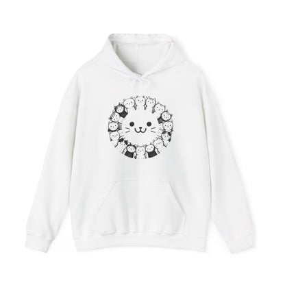 Happy Cats Gender-Neutral Hoodie