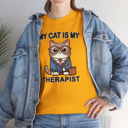 My Cat is My Therapist T-Shirt