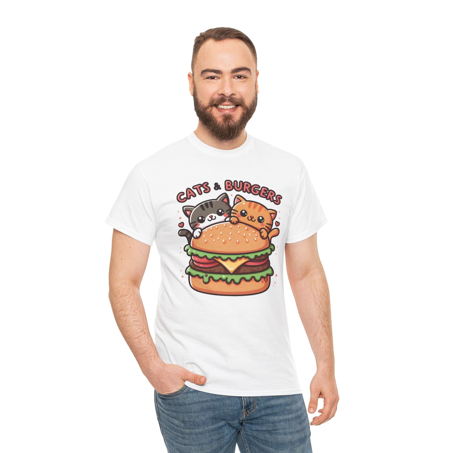 Cats & Burgers T-Shirt