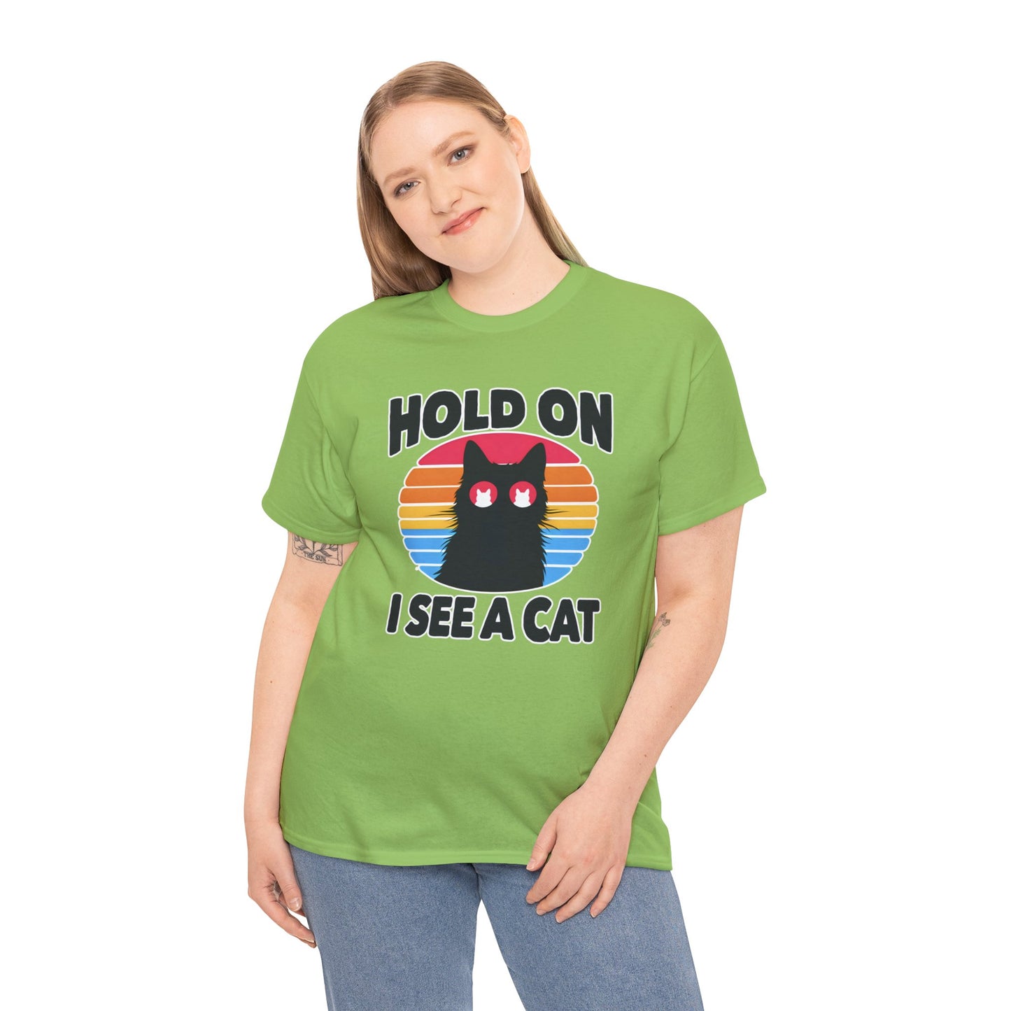 Hold On. I See a Cat T-Shirt