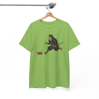 Samurai Walking Cat T-Shirt