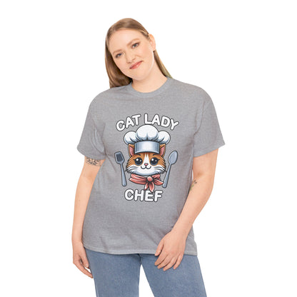 Cat Lady Chef T-Shirt