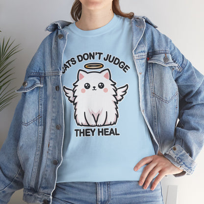 Cats Don't Judge They Heal T-Shirt