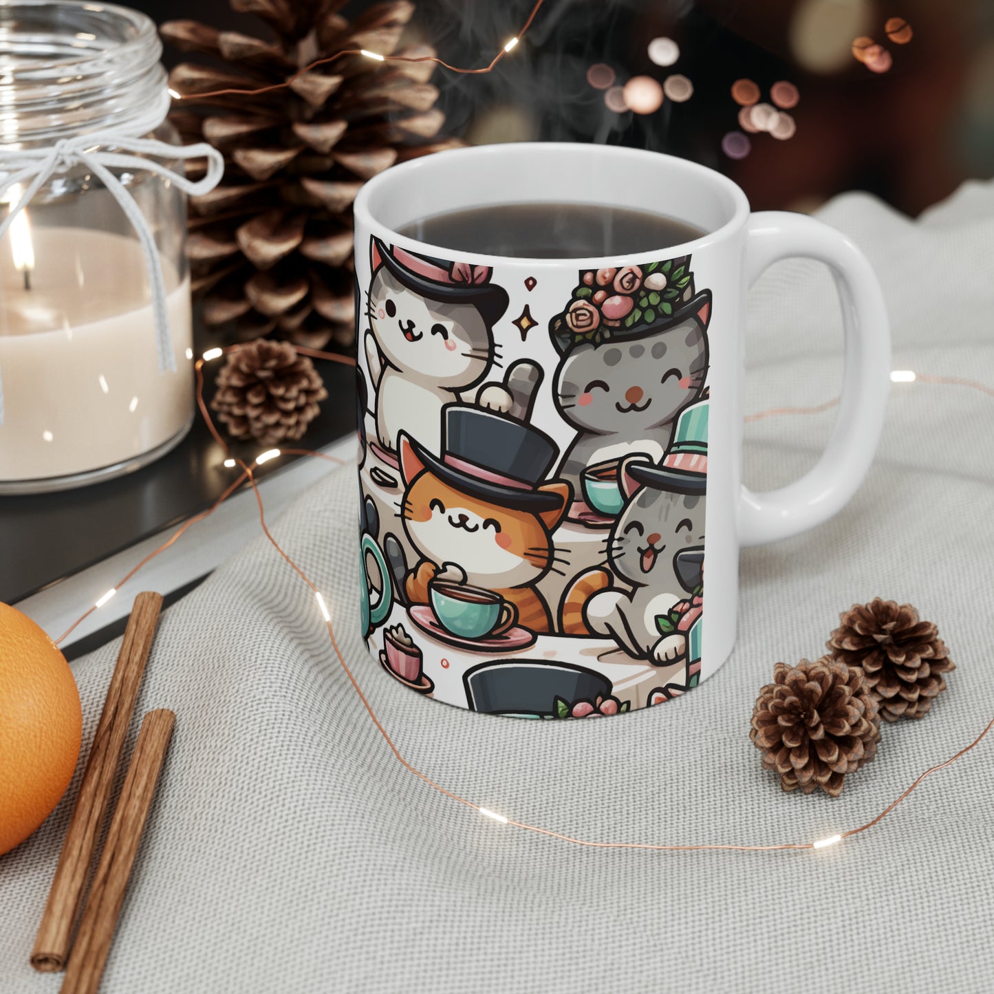 Kit-Tea-Cat Party Mug