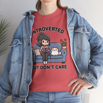 Introverted But Don't Care T-Shirt