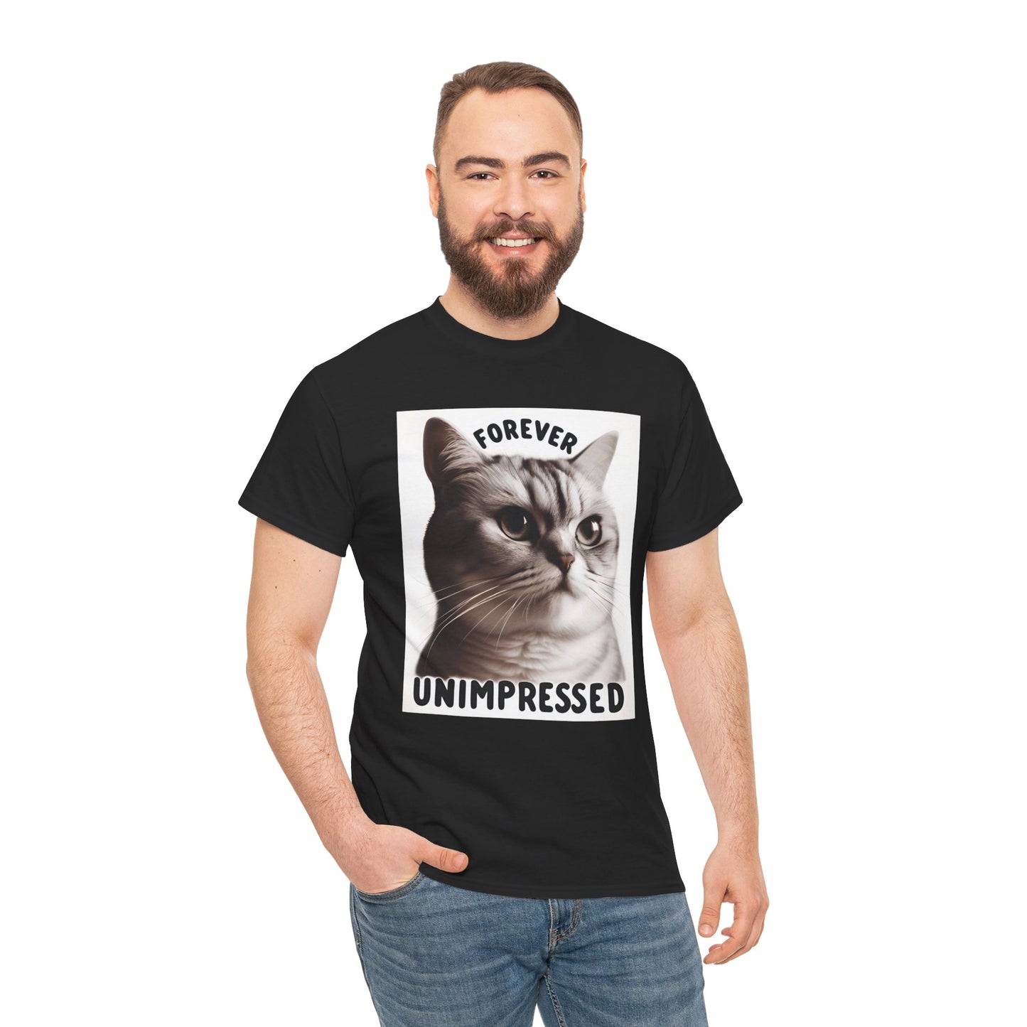 Forever Unimpressed Cat T-Shirt