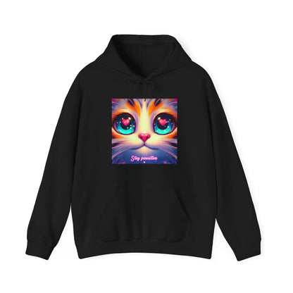 Stay Pawsitive Gender-Neutral Hoodie