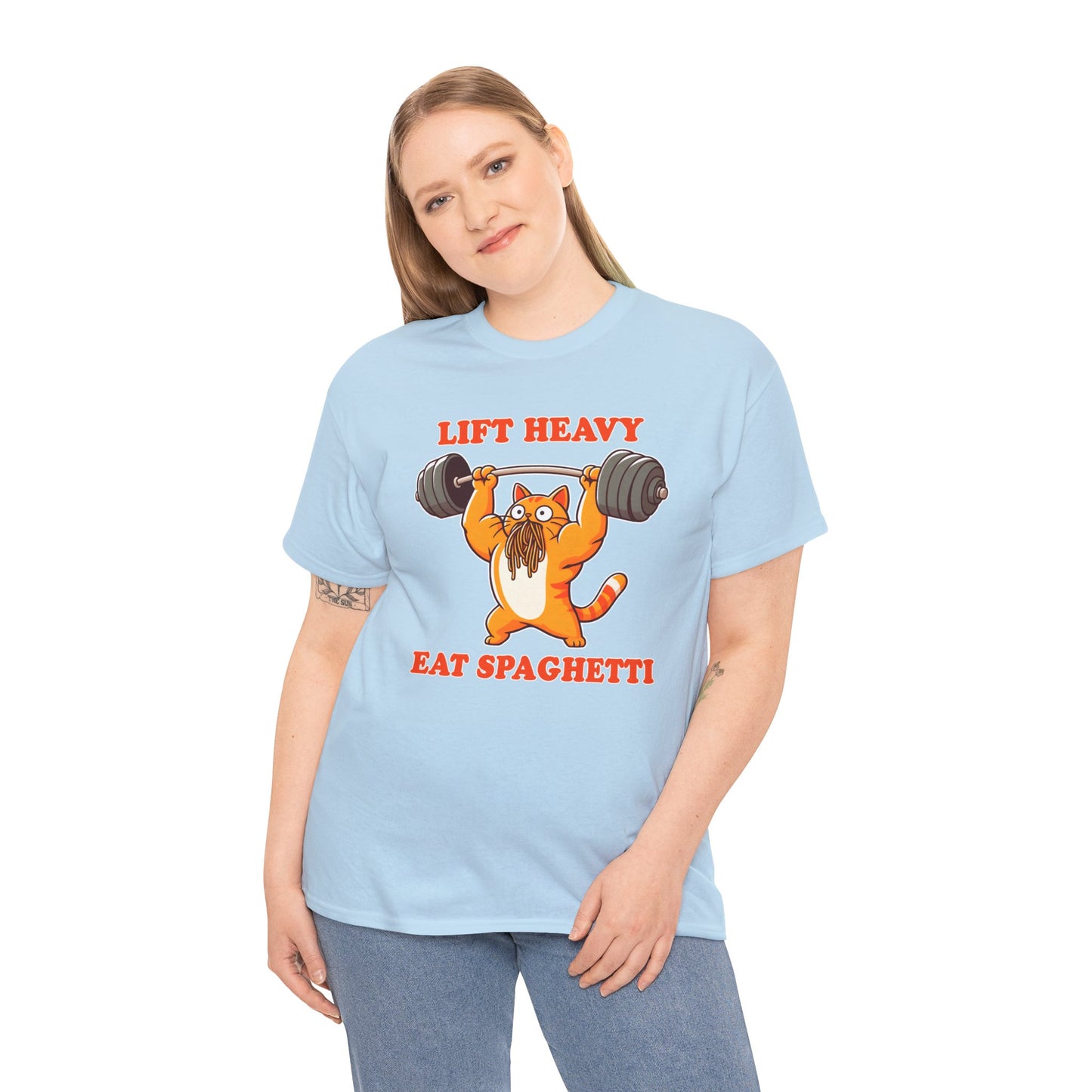 Lift Heavy, Eat Spaghetti T-Shirt