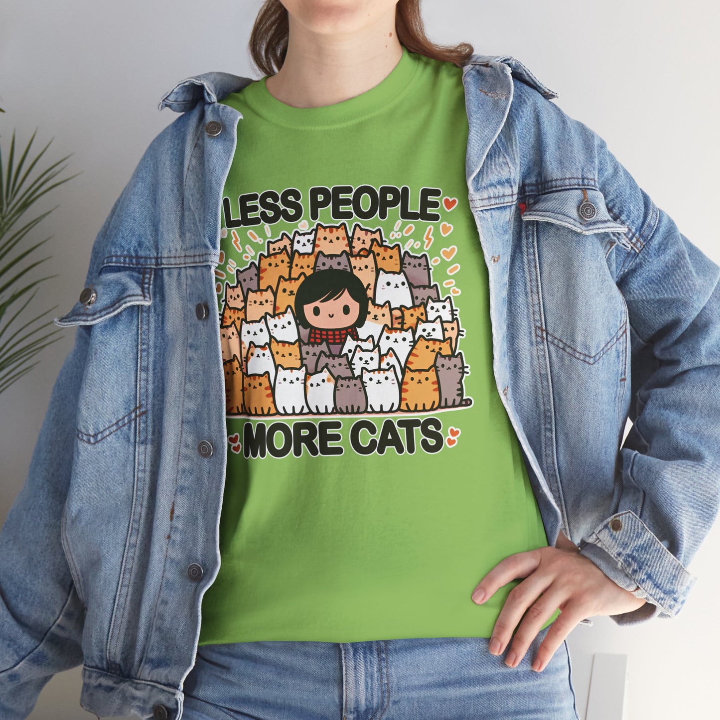 Less People More Cats T-Shirt