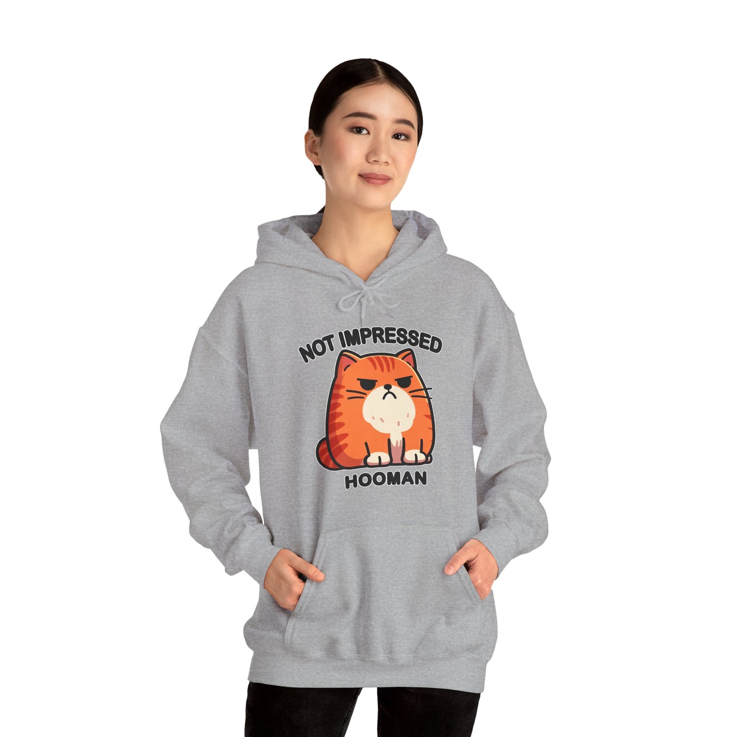 Not Impressed Hooman Gender-Neutral Hoodie