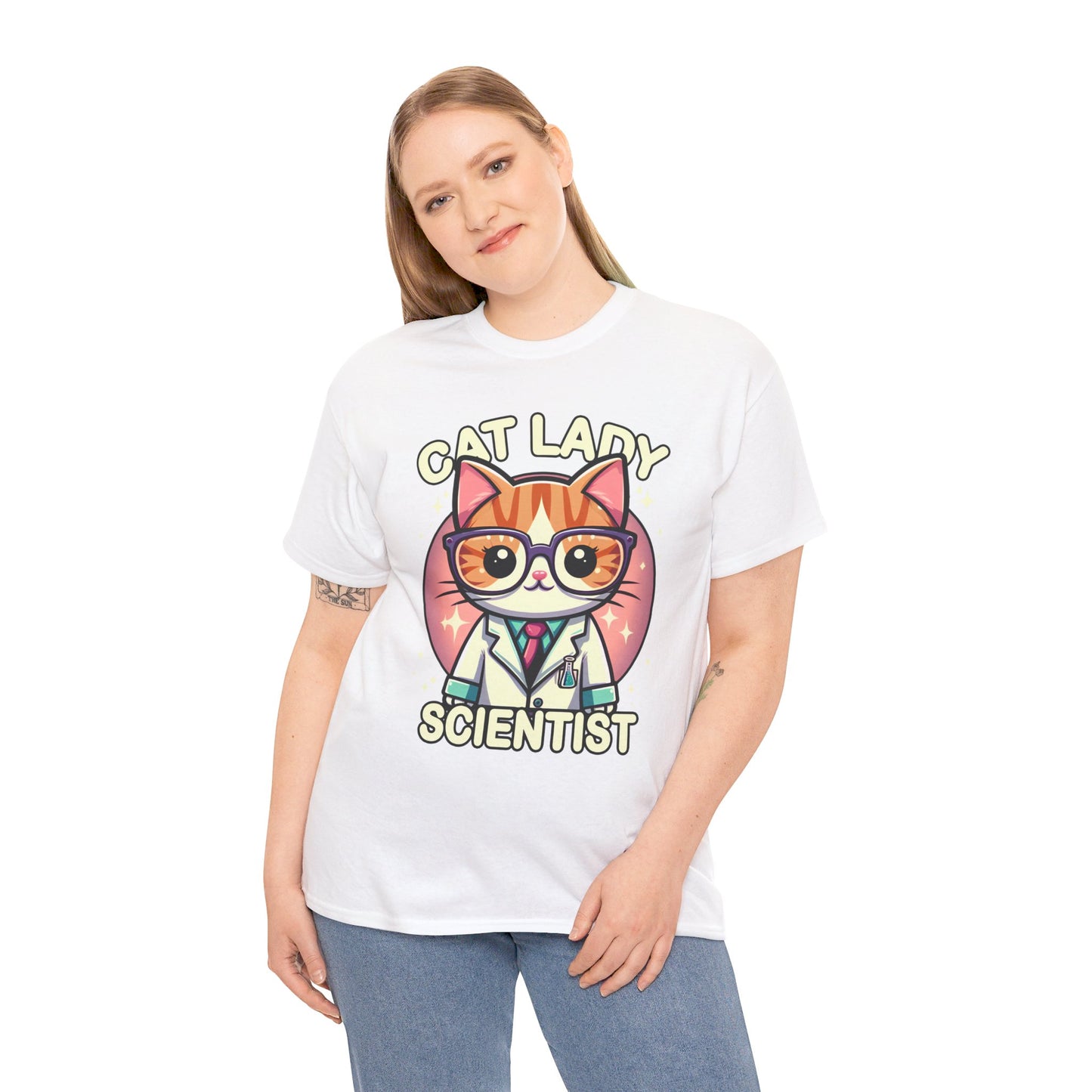 Cat Lady Scientist T-Shirt