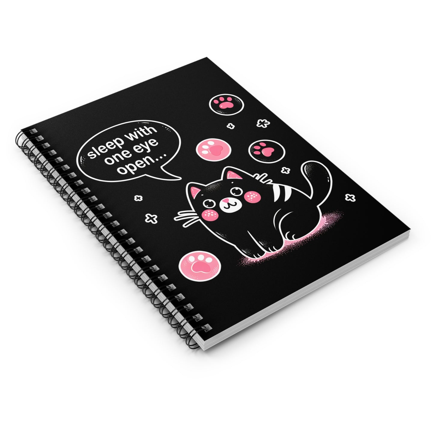 Sleep with One Eye Open Spiral Notebook