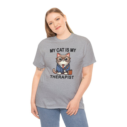 My Cat is My Therapist T-Shirt