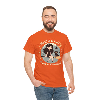 Fearless Females: Cats & Witches Own the Night T-Shirt