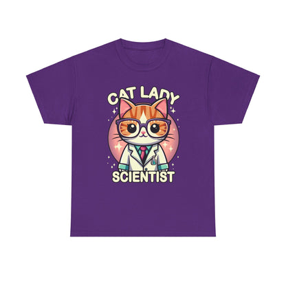 Cat Lady Scientist T-Shirt