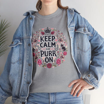 Keep Calm and Purr On T-Shirt