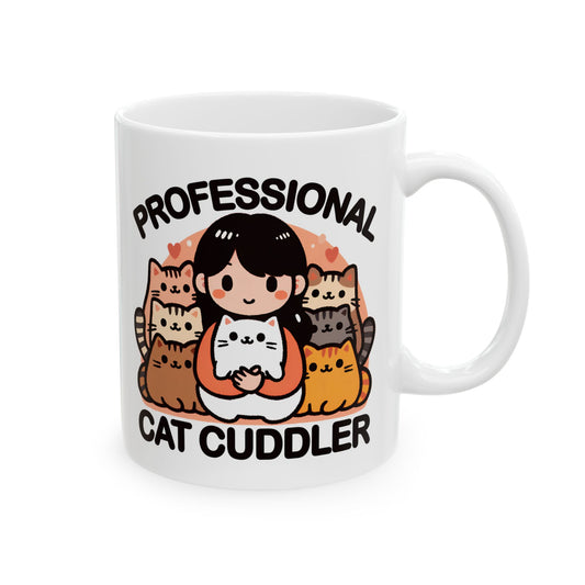 Professional Cat Cuddler Mug