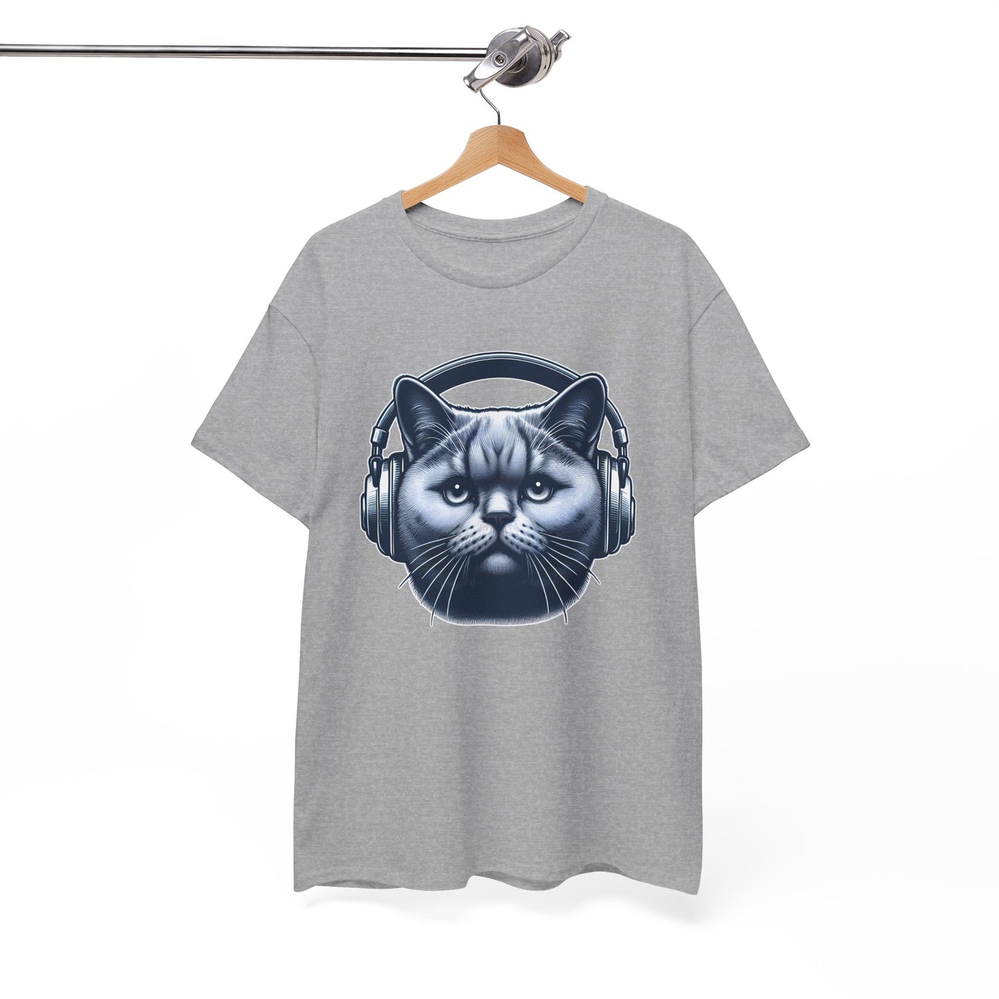 Headphones Cat T-Shirt